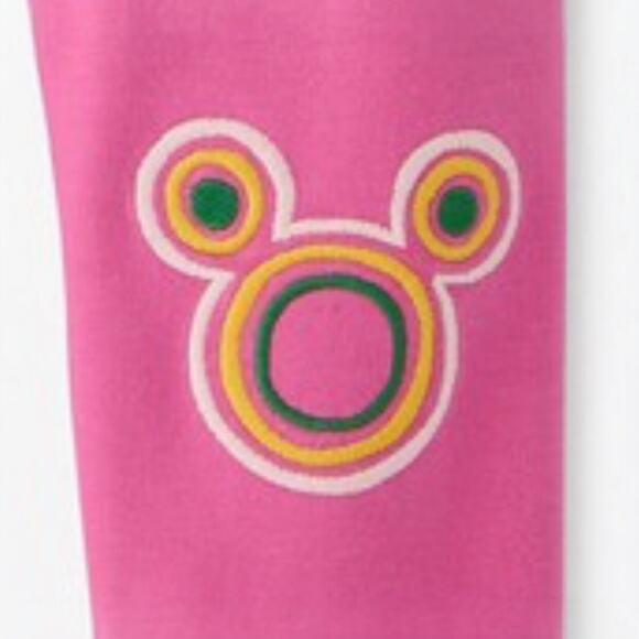 🆕 Hanna Andersson NWT Pink Mickey Mouse Leggings. Size 4. - Picture 2 of 2